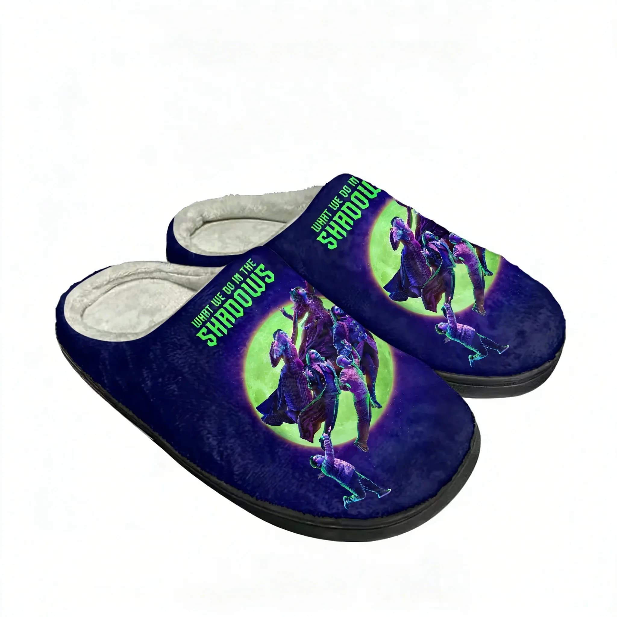What We Do in The Shadows Cotton Shoe Family Slipper Men Women Teenagers High Quality Indoor Casual Warm Shoe Custom Slipper