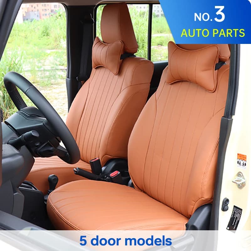 For Suzuki New JIMNY 2019 2025 3 PORTE 5 doors Car Seat Protector Pad Leather Interior Styling Accessories