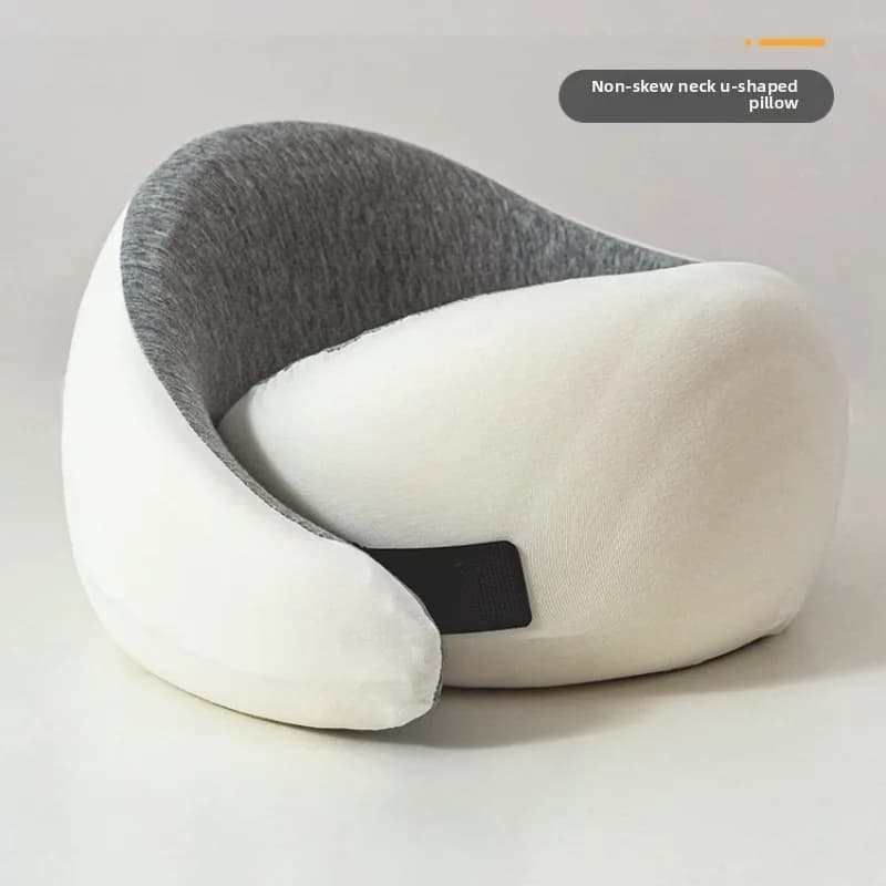 Cuscino portatile a forma di U Memory Foam Lumaca Cuscino da viaggio per alleviare il dolore al collo in ufficio