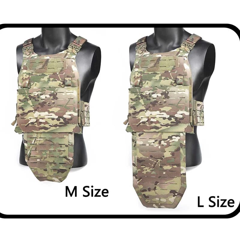 DMGear Tactical Pleated Vest Crotch Groin Protection Gear Accessory Airsoft War Men Molle Body Armor Bag Equipment