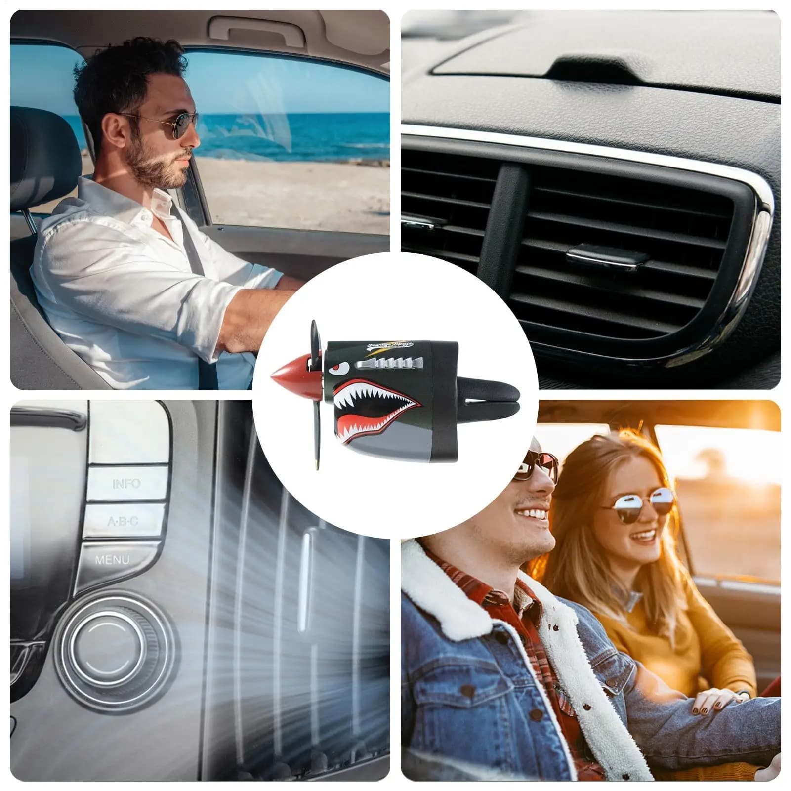 Long-Term Armours Diffuser for Hunting Air Form Cars, Perfumer for Auto Air Bottles, Aromi Diffuser to Shark Nase for Combat Air