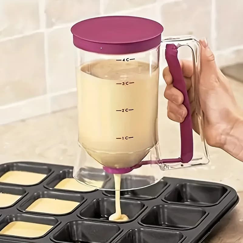 1 pz 900 ml Il separatore per torte multifunzionale, imbuto per batteria e batteria, separatore per pipistrello a manovella