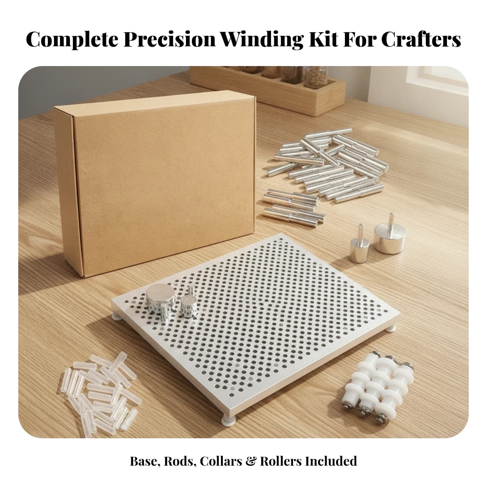 Quilling Tool Versatile DIY Winding and Quilling Work Tool Perforated Metal Winding Board for Jewelry Makers