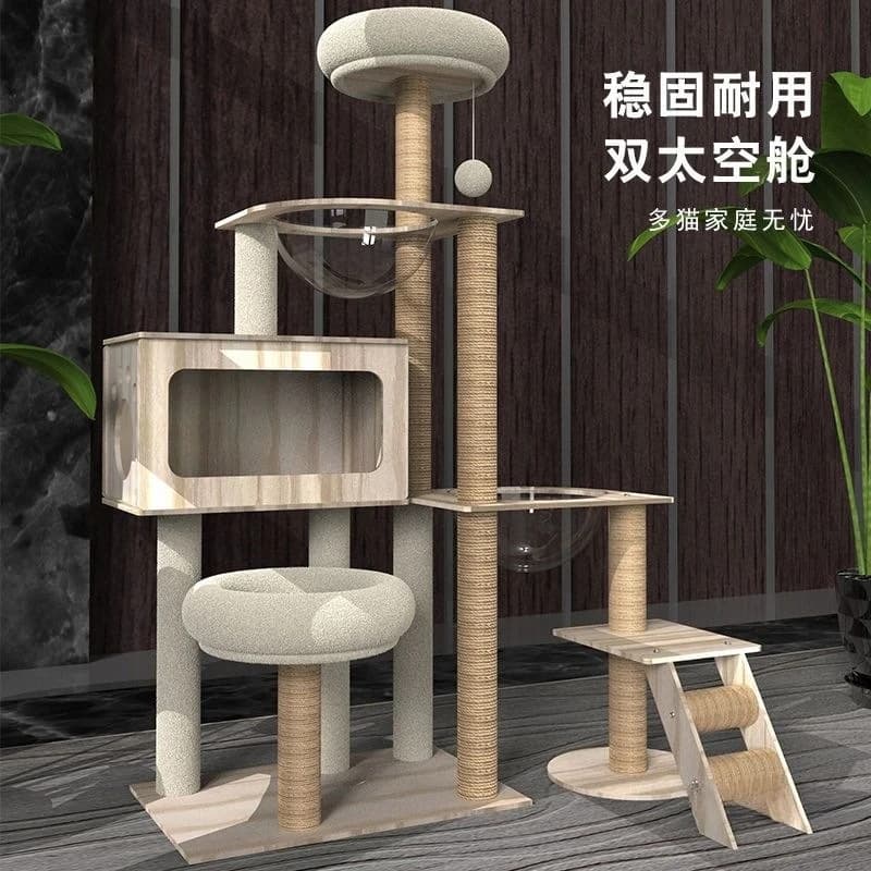 Factory Direct 2026 Large cat litter, universal cat tree in all seasons, oversized cat scratching board
