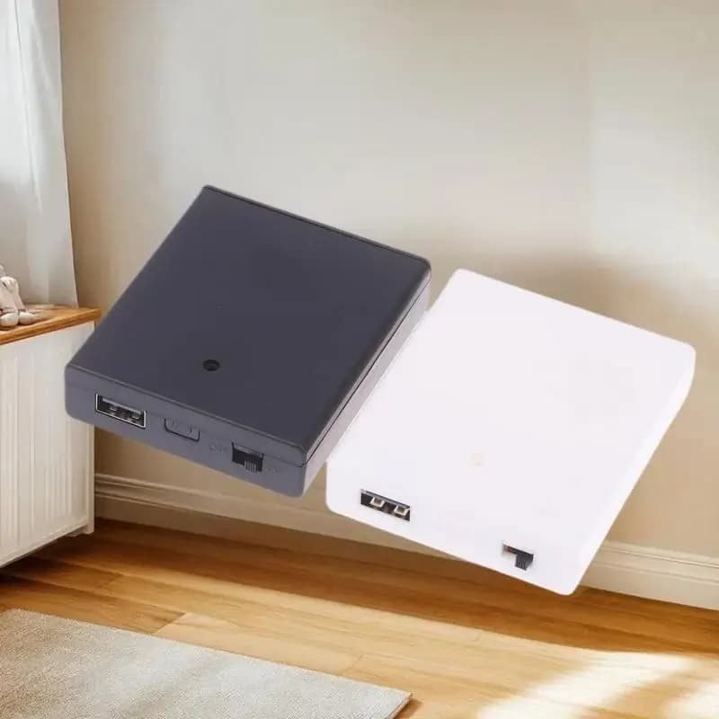★▲1Pcs USB Power Supply Battery Box Portable Mini 4AA Battery Holder Storage Box Case For LED Strip Light Accessories
