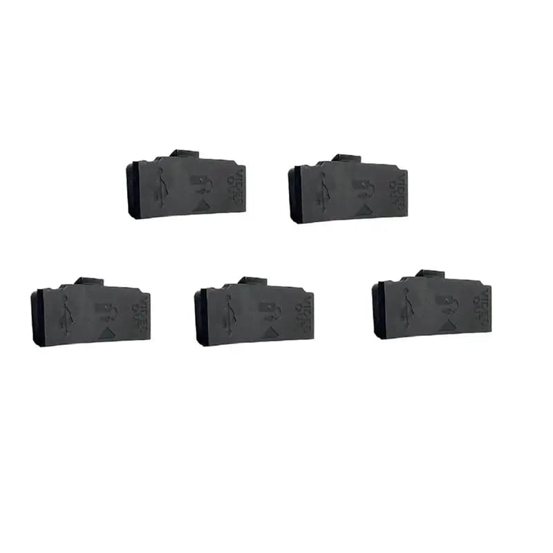 24-Hour Delivery Digital Camera Repair Parts- USB Rubber Lid Door 5Pcs -Compatible MIC Cap Interface Cover For Canon EOS 100