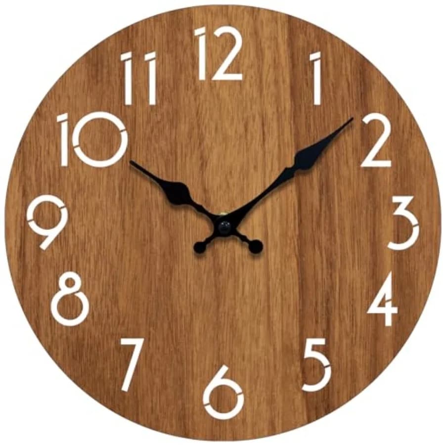 Orologio da Parete Moderno a Batteria, Silenzioso Senza Ticchettio, Decorativo per Soggiorno, Ufficio, Casa, Scuola