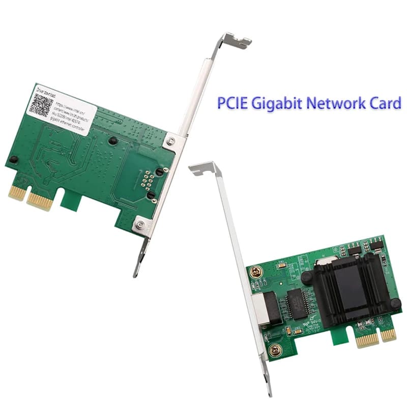Adattatore LAN RJ-45 Gioco Scheda PCIE Intel 82574 Scheda di rete Gigabit PCIE 10/100/1000Mbps Adattatore di rete Ethernet veloce per desktop