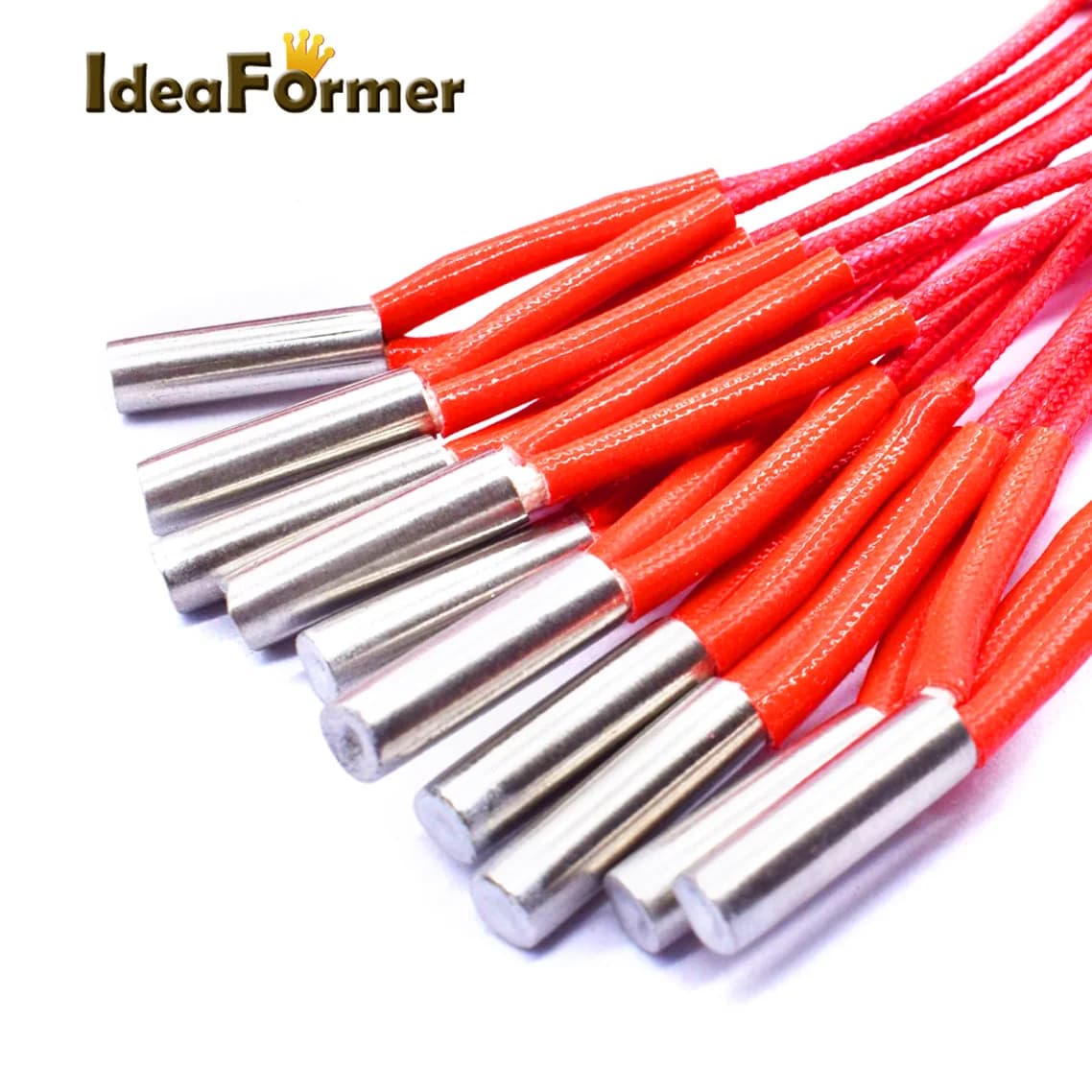 IdeaFormer 10 pz 6*20mm tubo di riscaldamento 12V/24V 40W riscaldatore a cartuccia tubo di riscaldamento per stampante 3D Prusa Mendel estrusore