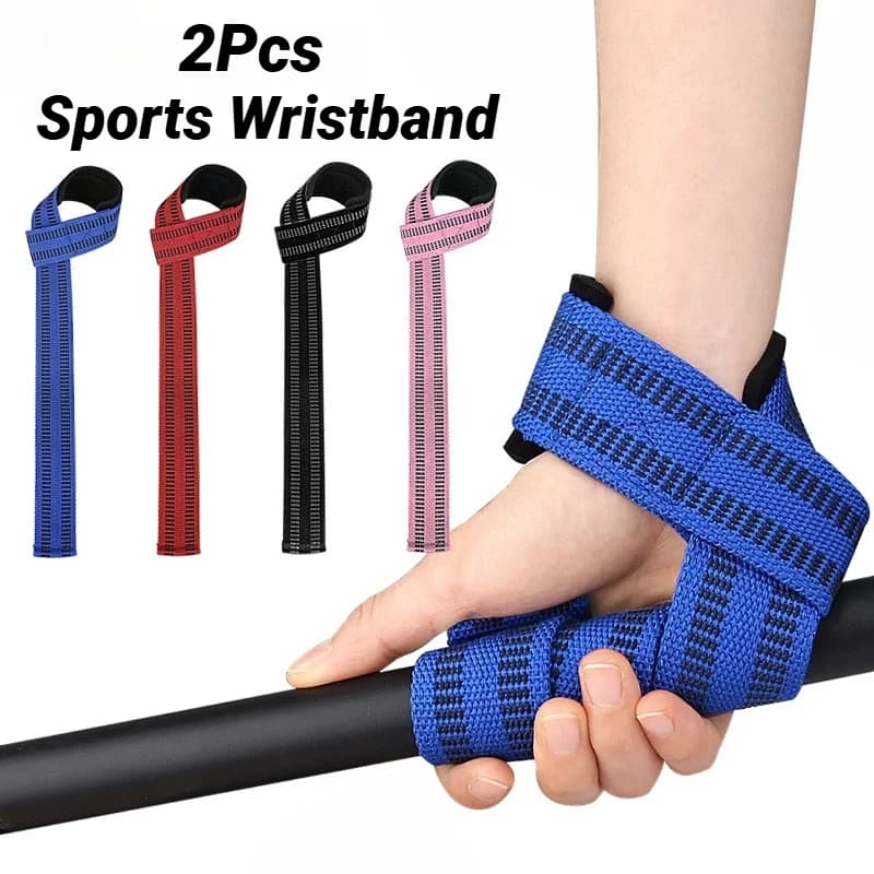 2 Pieces Sports Support Belts in Silicone Anti-slip and Care Resistant for Tractions, Lifting Weights and Training with Gymnobers