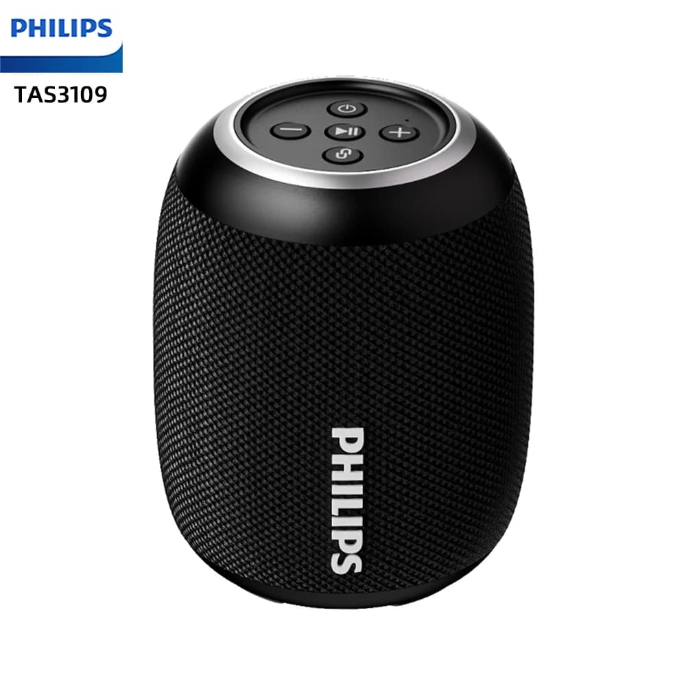 Philips TAS3109 Altoparlante Bluetooth wireless Subwoofer portatile da tavolo per la casa con interconnessione TWS da 2000 mAh per il campeggio all'aperto