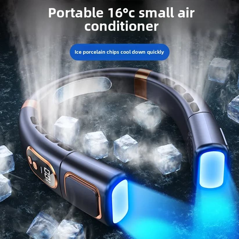 New Home Usb Charging Fan, Portable Outdoor Small Fan That Can Be Hung Around The Neck, Mini Bladeless Fan For Fast Cooling