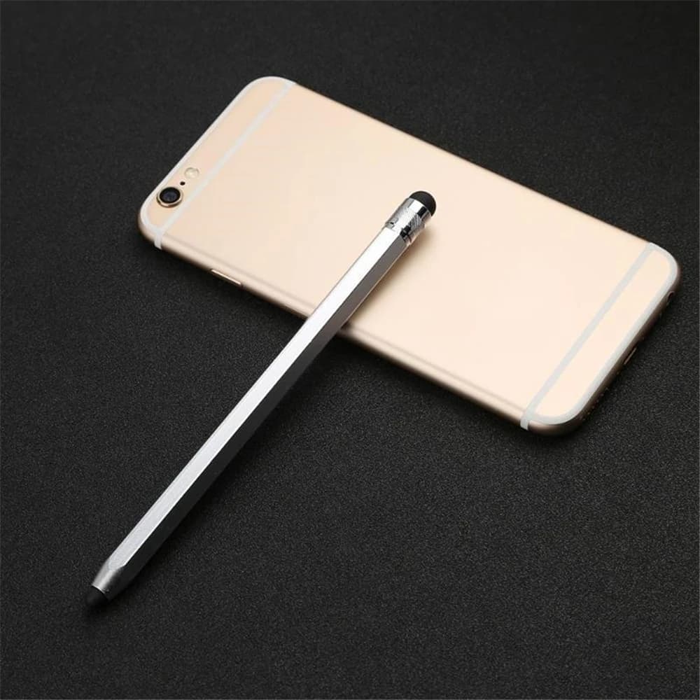 Penna stilo universale per touch screen a doppia punta per iPhone, iPad, tablet, disegno, cellulare, penna capacitiva intelligente