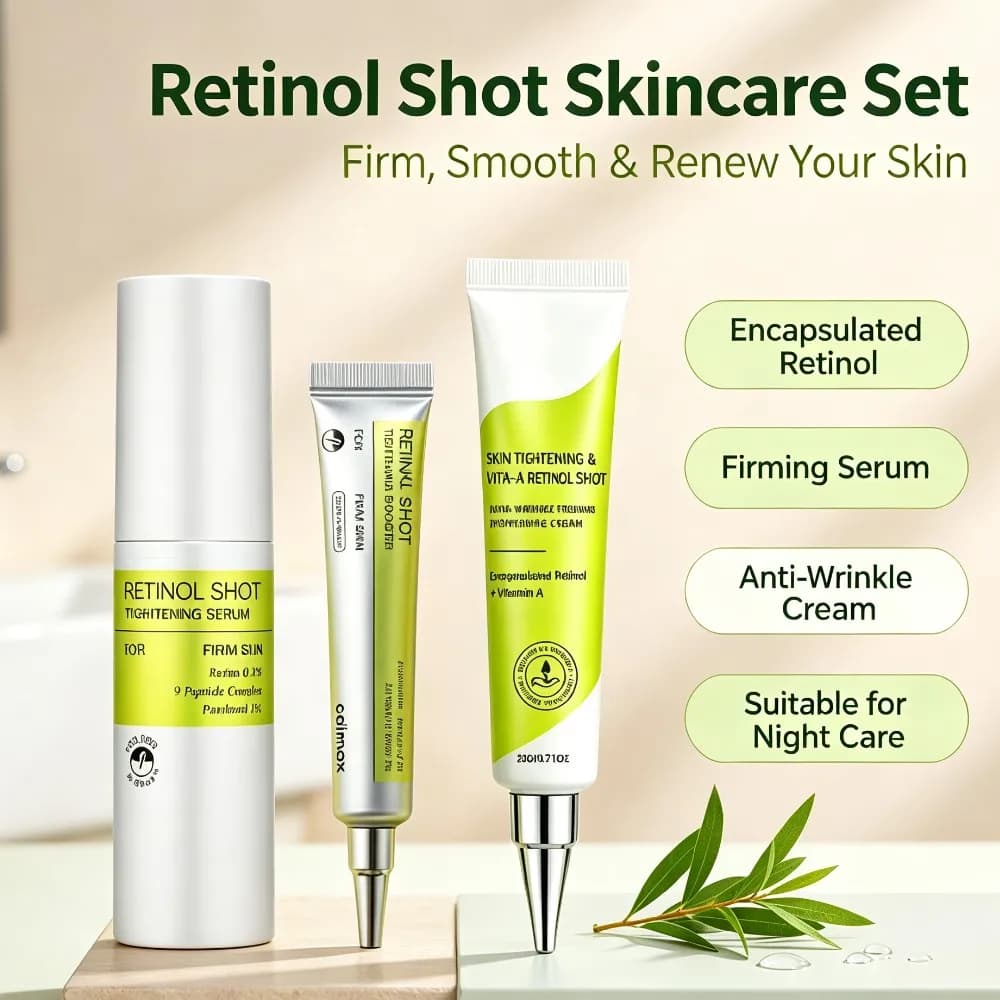 Retinol Firming Cream Lifting Tightening Serum Smooth Fine Lines Skin Care Moisturizer Wrinkle Remover Nourish Shrinking Pores