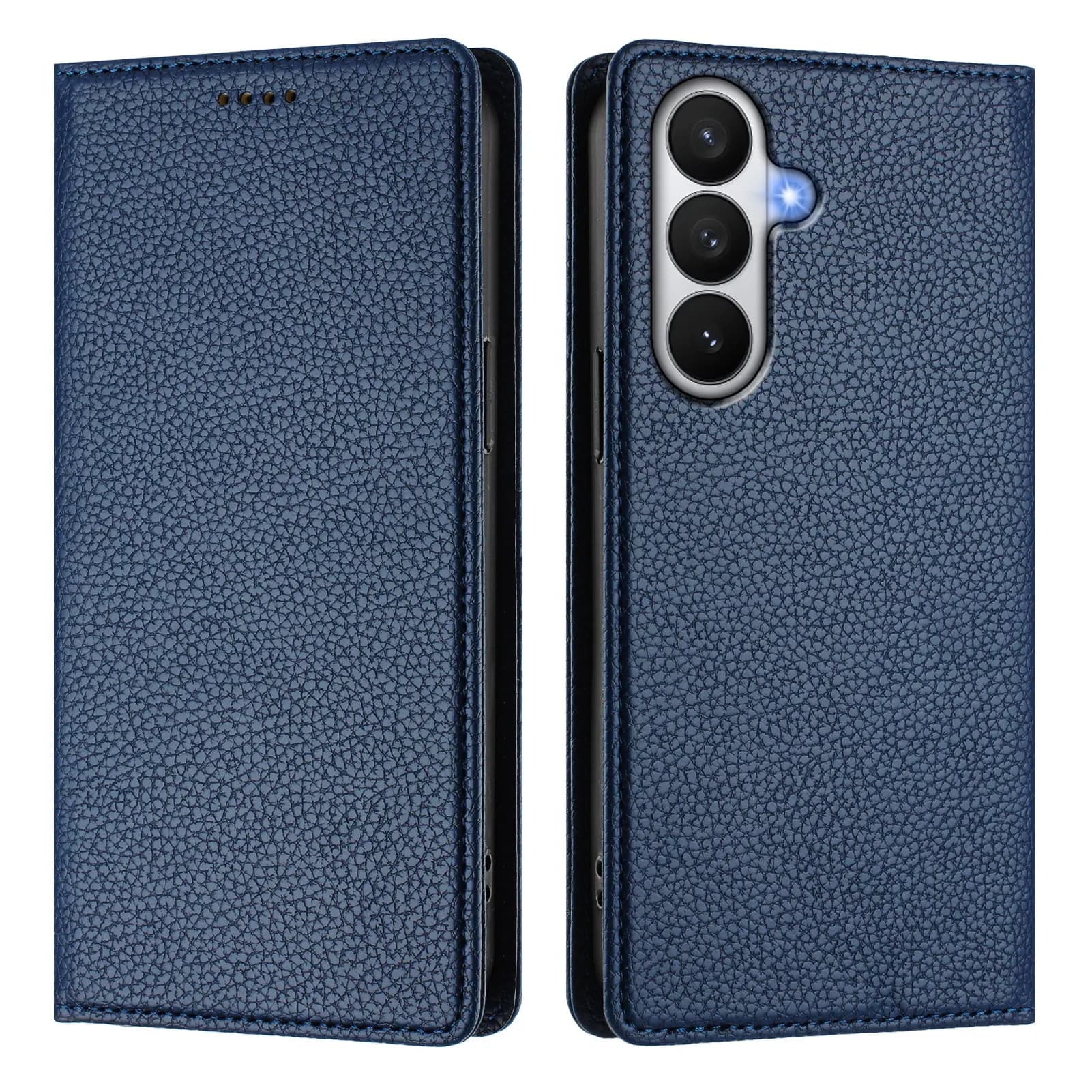 Rfid Blocking Leather Case For Samsung Galaxy S26 FE S25 Edge S24 S23 Ultra S22 S21 S20 Plus FE 5G Magnetic Wallet Flip Cover