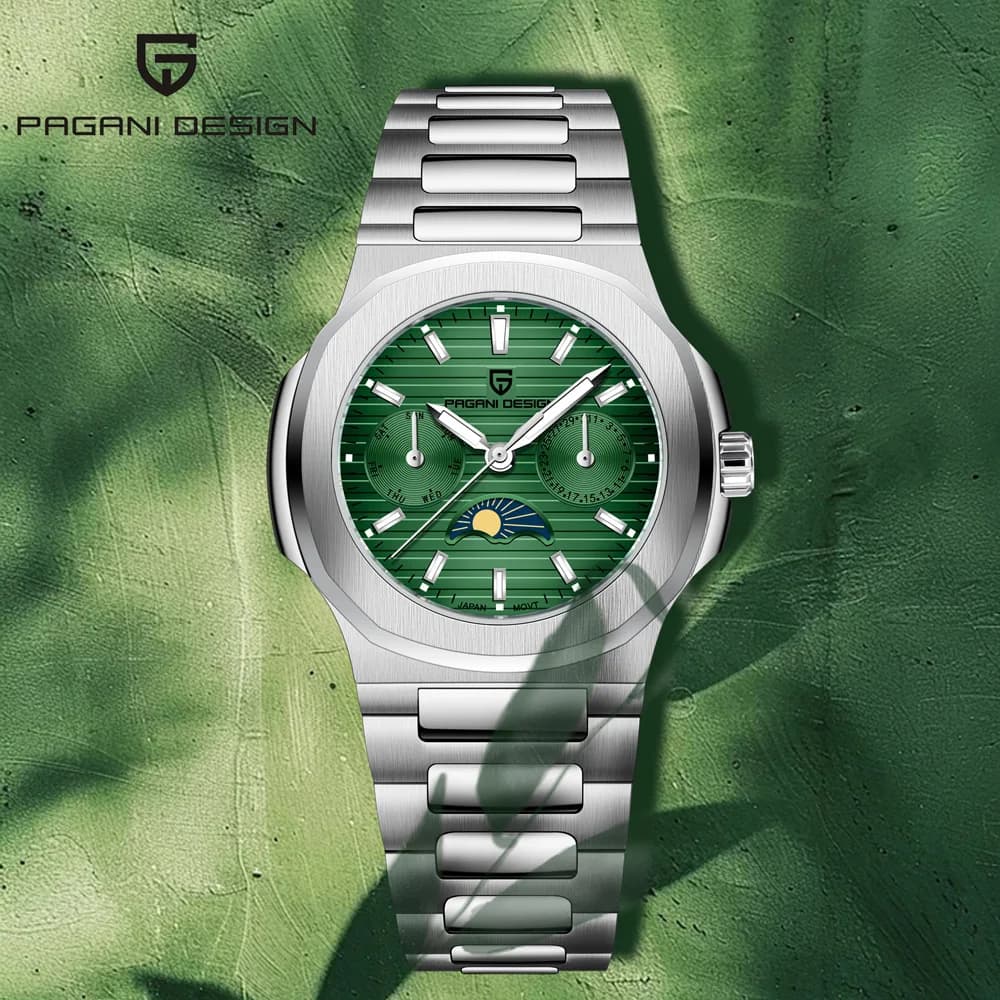 PAGANI DESIGN Watches Low-Key Luxury Women Quartz Watch For Women Sapphire Glass Luminous Stainless Steel Waterproof Chronograph
