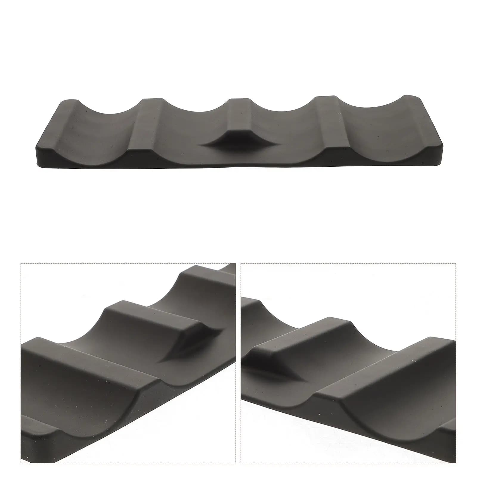 1 Pezzo Tappetino in Silicone Antiscivolo per Frigorifero, Portabevande per Lattine, Bottiglie, Tazze, Bicchieri da Vino, per Cucina e Dispensa