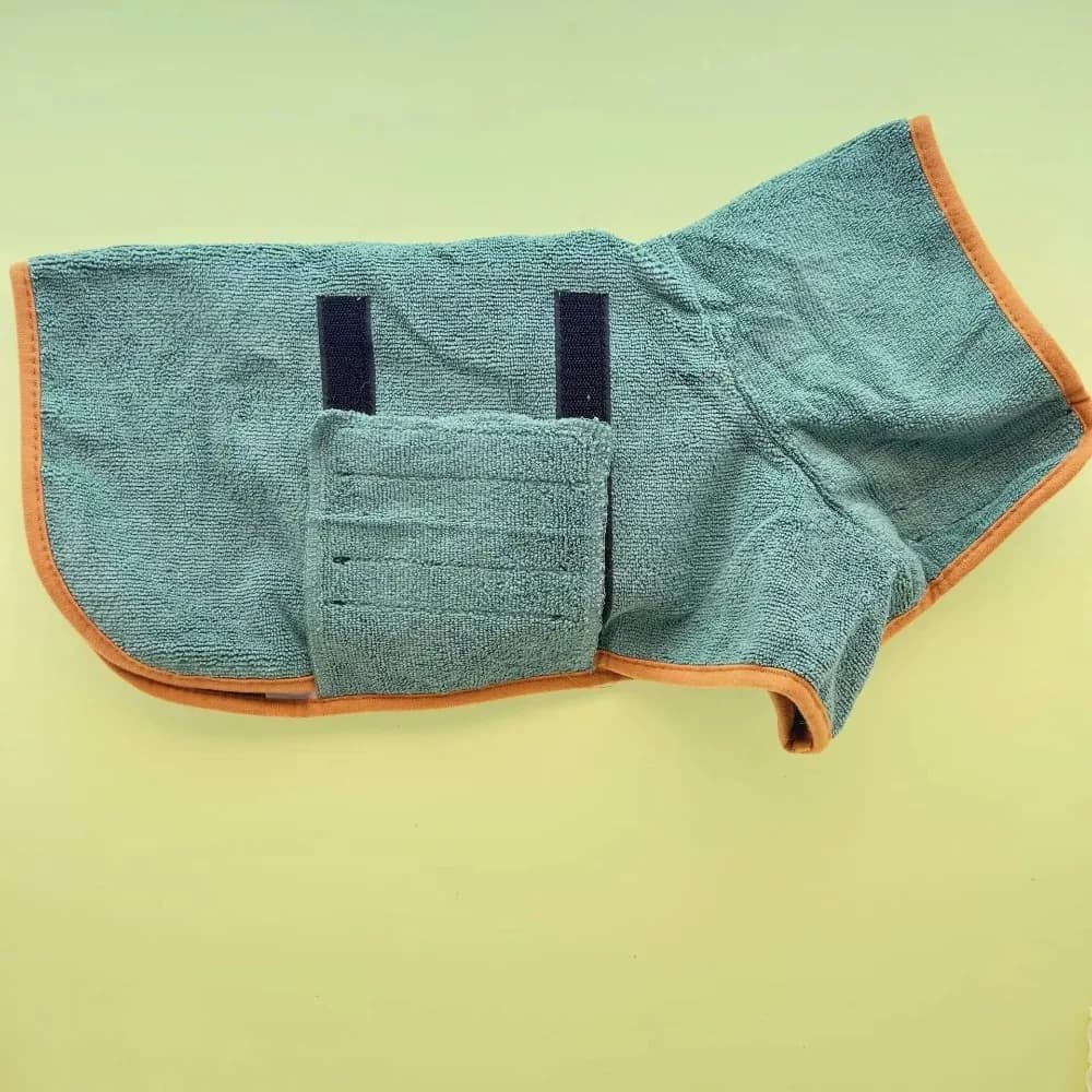 New Absorbent Dog Bathrobe, Fast Drying Bath Towel for Large and Small Dogs, Bathrobe Cat Absorbent, Domestic Animal Products
