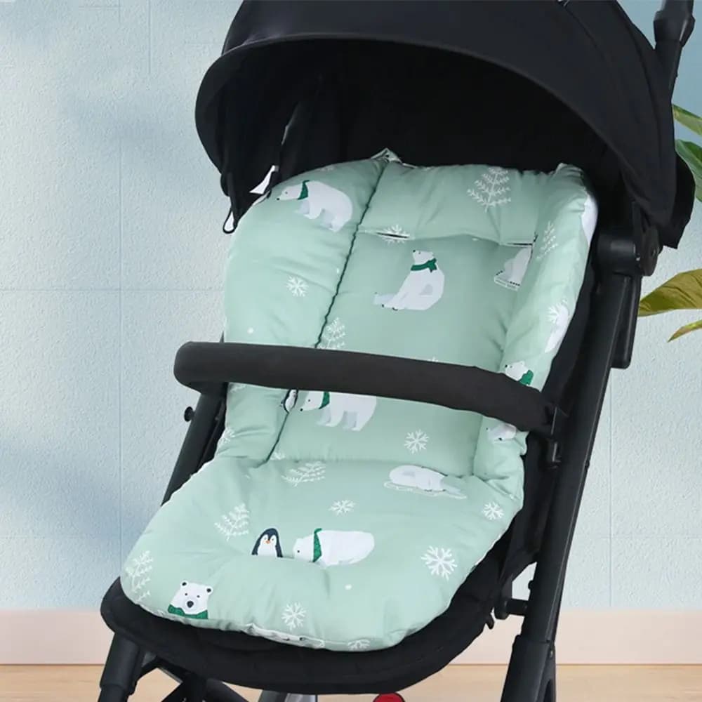 Modello di cartone animato Cuscino per passeggino Cuscino per seggiolino per bambini Fodera per sedile Passeggino Tappetino per auto Cuscino per carrozzina Accessori per passeggino