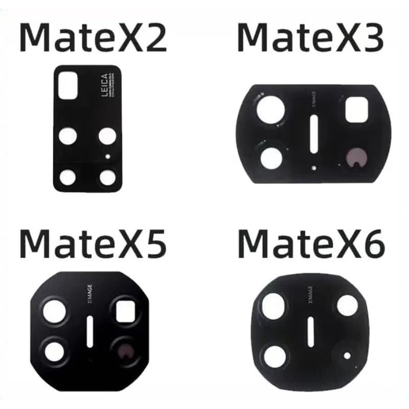 Vetro di ricambio per lente posteriore per Huawei Mate X2 X3 X5 X6 XT X7, copertura in vetro per fotocamera posteriore, ricambi per riparazione