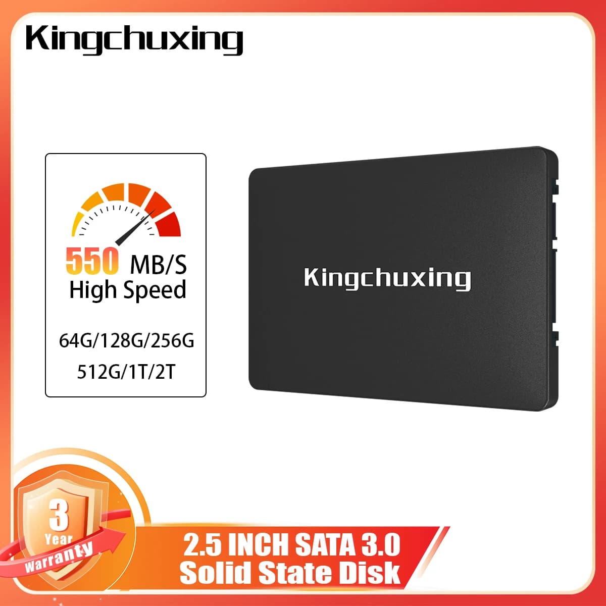 Kingchuxing Ssd Disco rigido 2tb Notebook Ssd Sata 1tb 512gb Ssd Sata 3 Unità a stato solido interne per computer portatile SSD40625