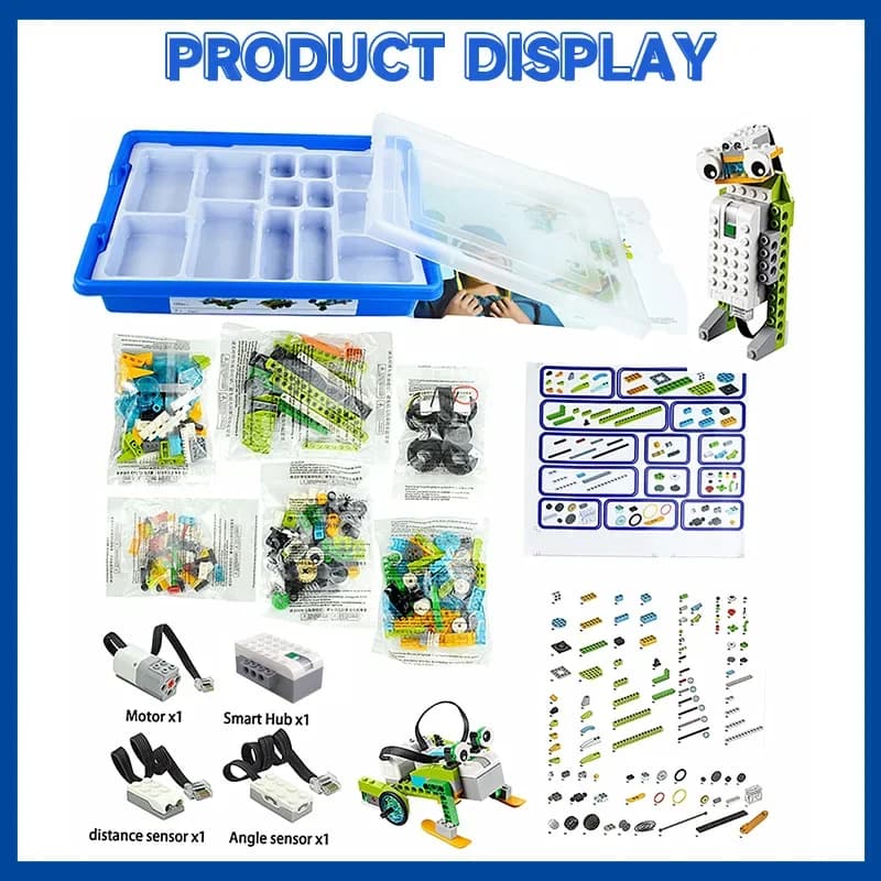 Wedo2.0 Blocco di programmazione Robot 45300 Pellet puzzle compatibile per studenti elementari