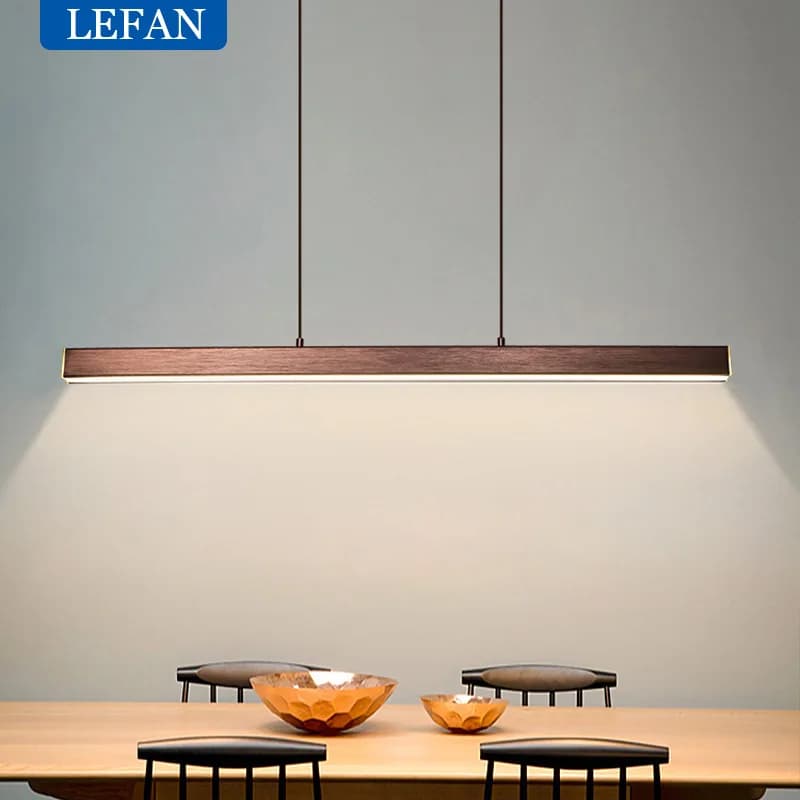 Moderno e minimalista ristorante nordico lampadario personalità creativa led bar tavolo da pranzo studio ufficio illuminazione lampade da interno