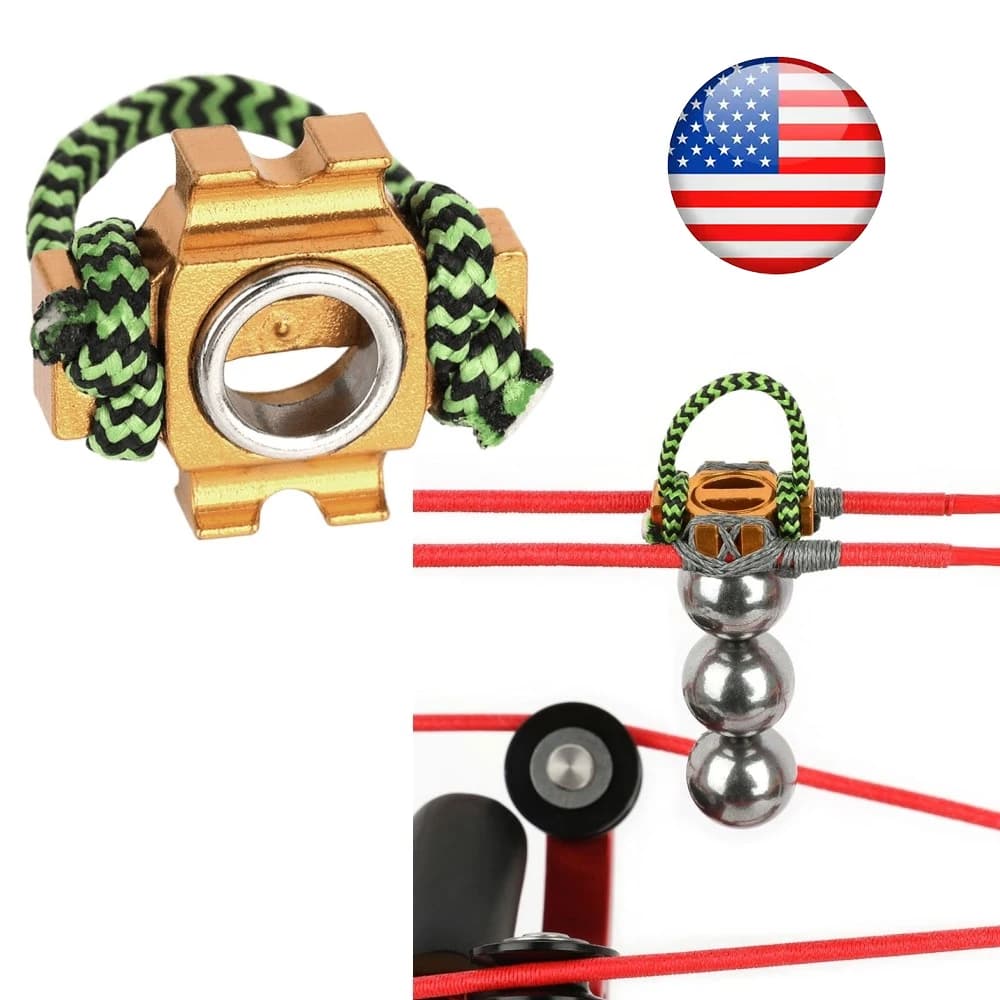 Supporto Magnetico per Tiro con l'Arco, Design Bivalente con Anello a D, in Lega di Alluminio Premium per Arco Compound, Frecce e Sfere d'Acciaio, per Caccia, Tiro al Bersaglio e Pratica, Accessorio Resistente per Tiro con l'Arco
