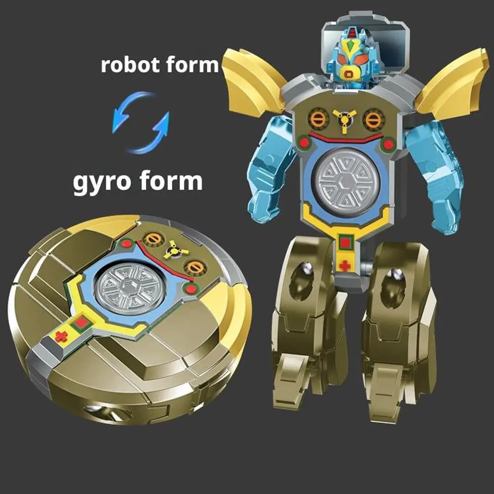 Fidget Spinner trasformabili Divertenti giocattoli sensoriali Fidget Deformabili fai da te rotondi a robot Giocattoli con punta delle dita Regali per feste per bambini