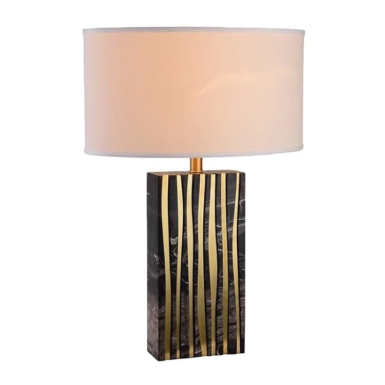 Lampada da tavolo Nordic post-moderno semplice lampada di moda di lusso soggiorno camera da letto copriletto hotel lampada da tavolo decorazione di illuminazione