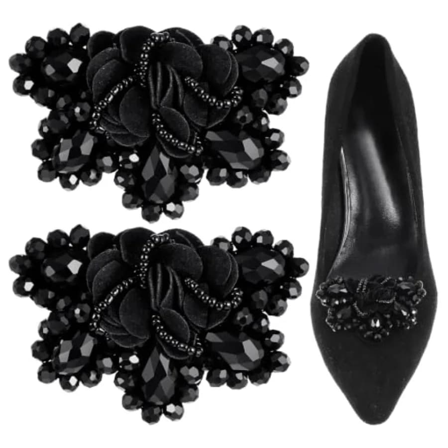 Decorative hoe Clip for Wen Dre, Black Bow Clip hoe Buckle for Fla Heel Ha Dree Handbag, Fetival Party upplie, hoe Jewelry for