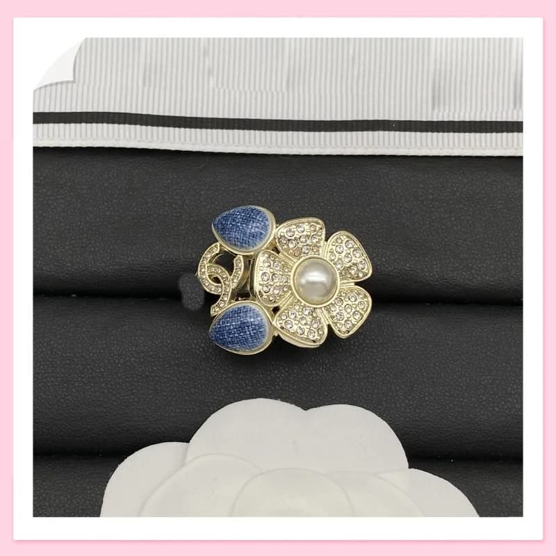 Double Epoxy Resin Ring with Diamonds, New Light Luxury Version, Spring Collection