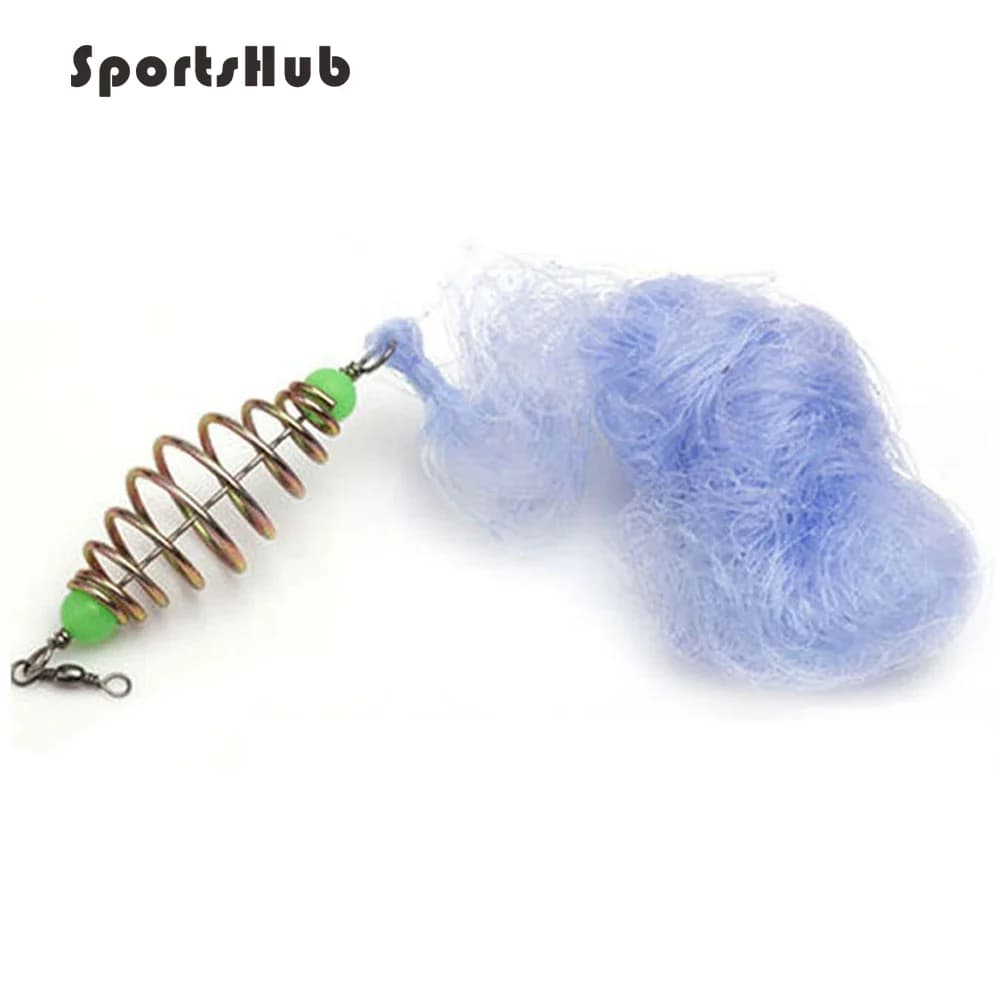 Reti da pesca pieghevoli con connettore a molla di 12 dimensioni con perline luminose Trappola per pesci alla carpa Attrezzatura NR0019