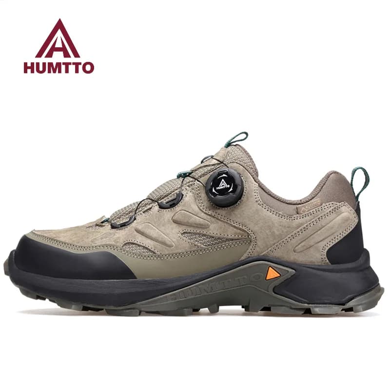 HUMTTO cowhie Scarpe da trekking Uomo Scarpe da arrampicata impermeabili Scarpe da trekking Sport da uomo Designer di lusso Scarpe da ginnastica di sicurezza per esterni Uomo da viaggio