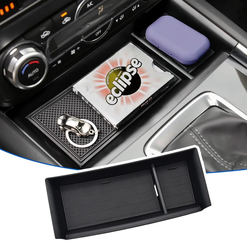 Scatola di immagazzinaggio della console centrale per Mazda CX5 CX-5 2022 2023 2024 Vassoio organizzatore anteriore della console centrale Accessori ABS Scatola di inserti per auto