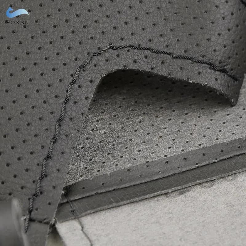 Black perforated leather for Citroen C5 2008 2009 2011 2012 2013 2014 2015 2016 2017 Car cover accessories