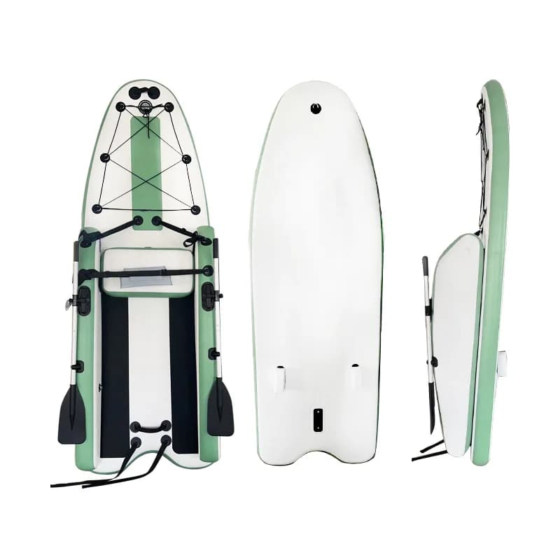 Tavola da SUP Gonfiabile in Gomma Spessa per Pesca, Kayak, Barca con Logo Personalizzato