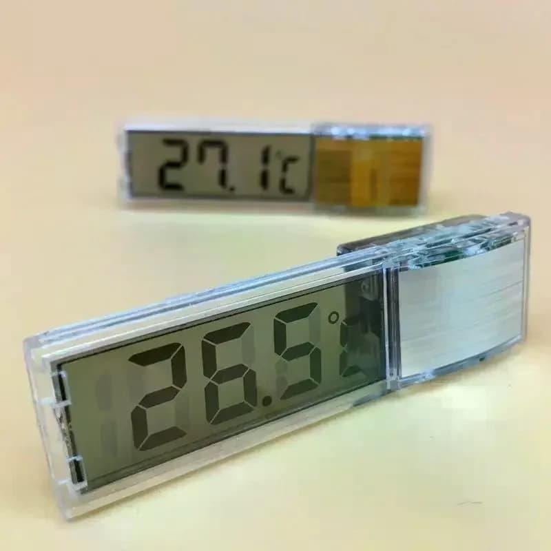 Waterproof Thermometer for Aquarium, 3D Digital LCD Display, Electronic Temperature Meter for Fish and Turtles, Aquarium Decoration
