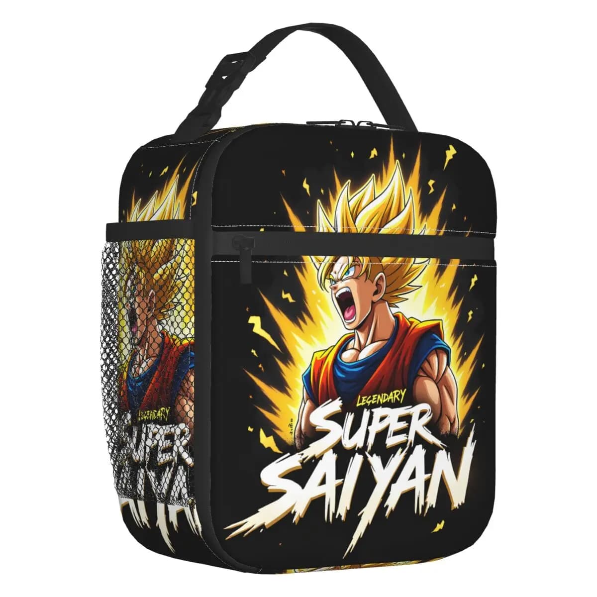 Borsa Termica Personalizzata DBZ Dragon Ball Goku Anime, Riutilizzabile, Impermeabile, per Uomo e Donna, per Ufficio e Lavoro