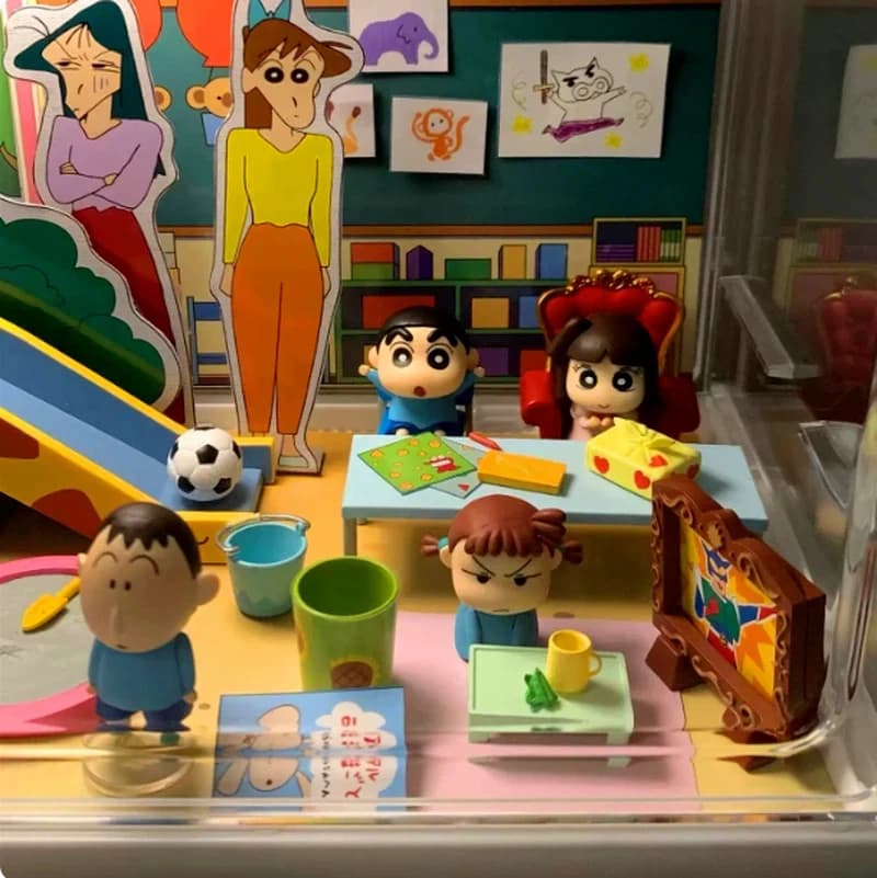 Nuovo in Stock: Blind Box Xiaoxin Kindergarten - Action Figure Kawaii, Giochi di Moda, Scene Quotidiane, Decorazione da Scrivania, Regali a Sorpresa