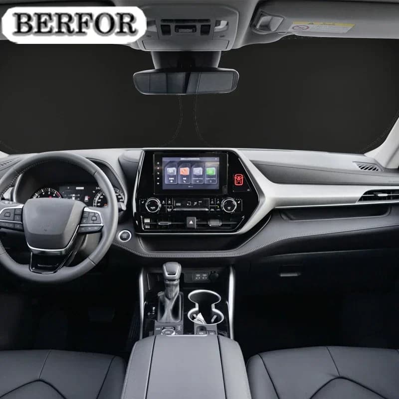 Per Toyota Highlander 2020-2023 XU70, Parasole per Parabrezza Nano-Isolante, Protezione Solare per Finestrino Anteriore, Accessori Auto