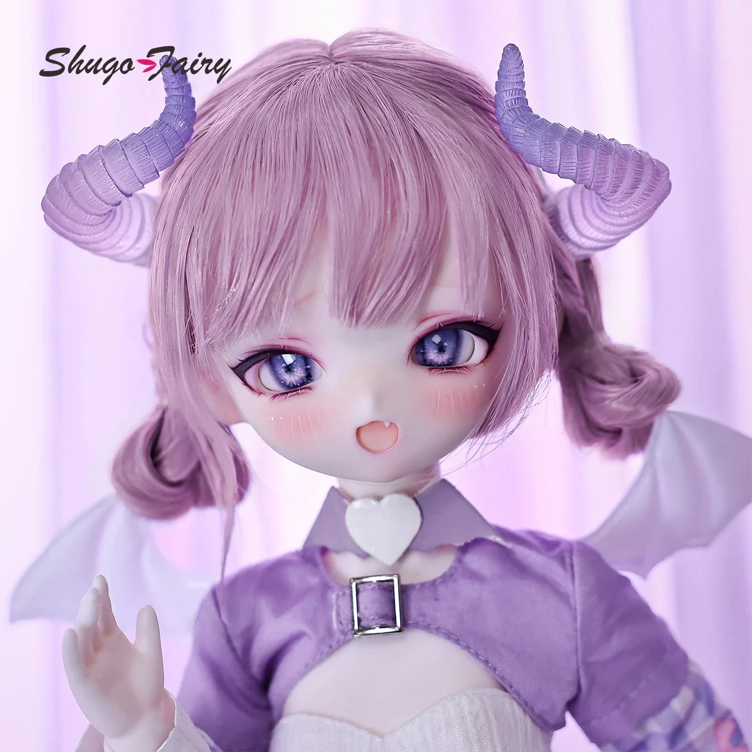 ShugaFairy DevilA Bjd Doll 1/4 Regalo di Natale unico Coda trasparente Fantasia Demone Agnello Anime Girl Giocattoli congiunti Set completo
