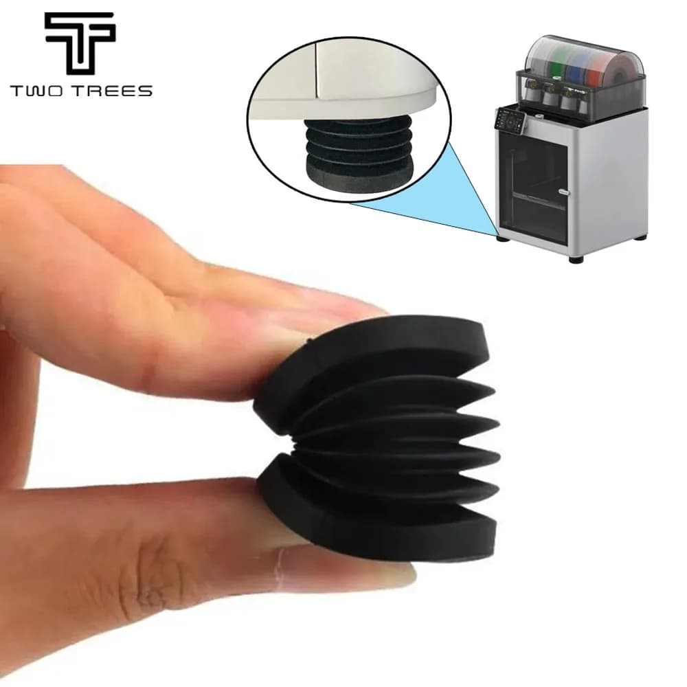 Piedini antivibranti per Bambu Lab X1C /X1 Tappetino in gomma antiscivolo anti-shock per accessori per stampante 3D bambulab p1s / P1P