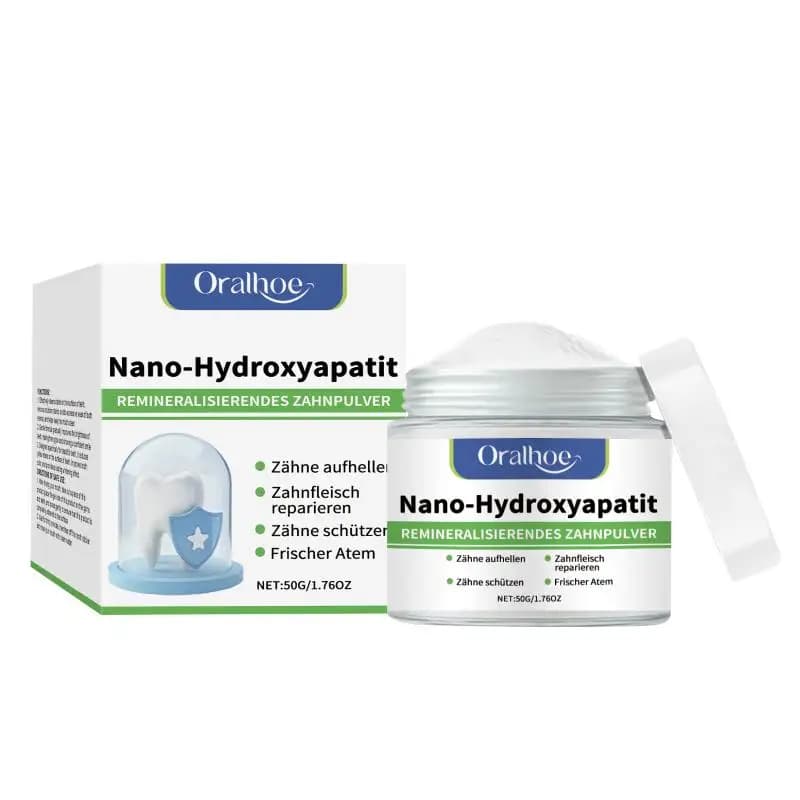 Hydroxyapatite Whitening Powder for Teeth Strong Stain Removal Improve Oral Hygiene with Gum Protection for Ultimate Freshness