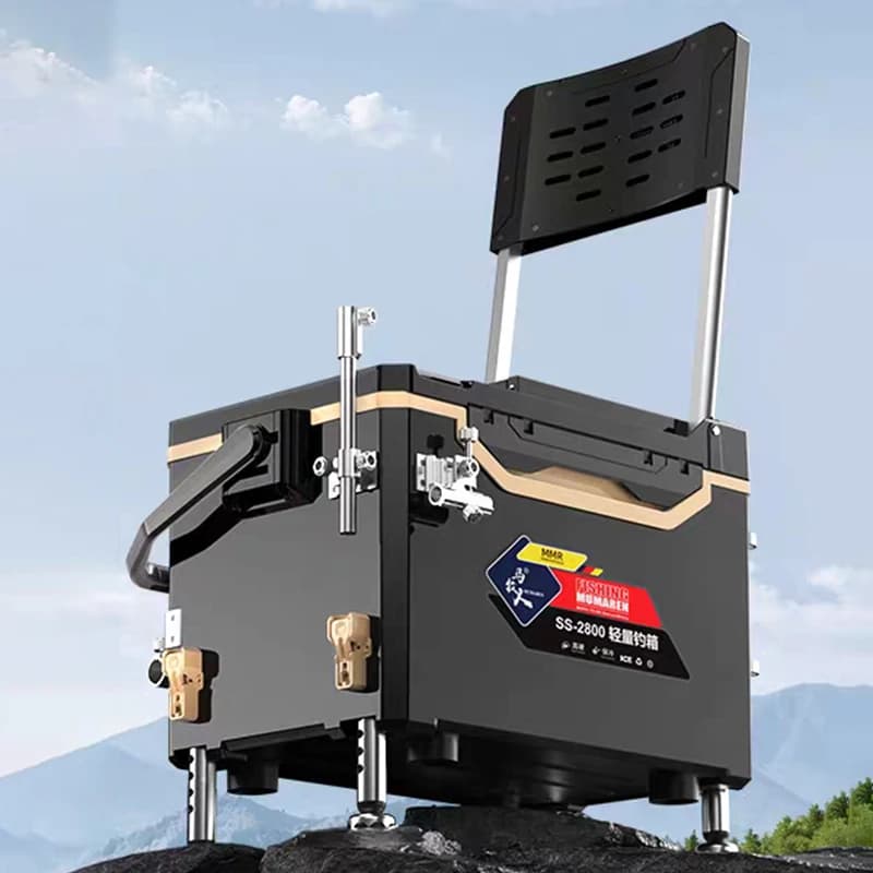 Multifunctional Tool Box Ultra-Light Portable for Fishing, Fishing Supplies with Seat Function, Fishing Tool Box