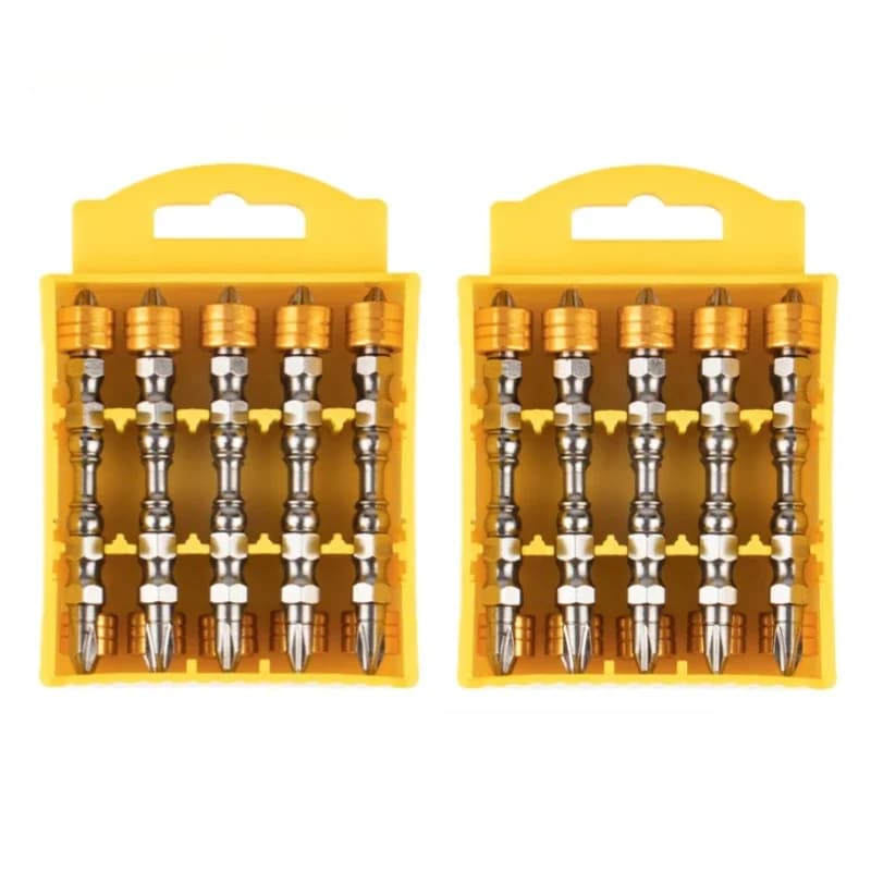 5/10PCS 65 millimetri PH2 Doppia Testa A Croce Cacciavite Elettrico Magnetico Bit Set Testa A Croce Multi-funzione utensili elettrici