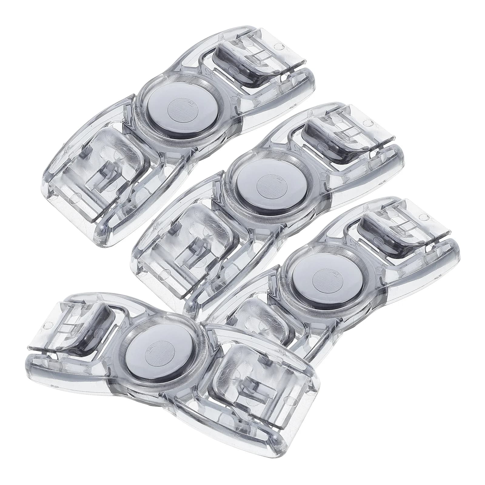 4 pcs connector for swimming glasses buckle for durable glasses regulator clamping clip fasteners accessories for universal glasses design black long