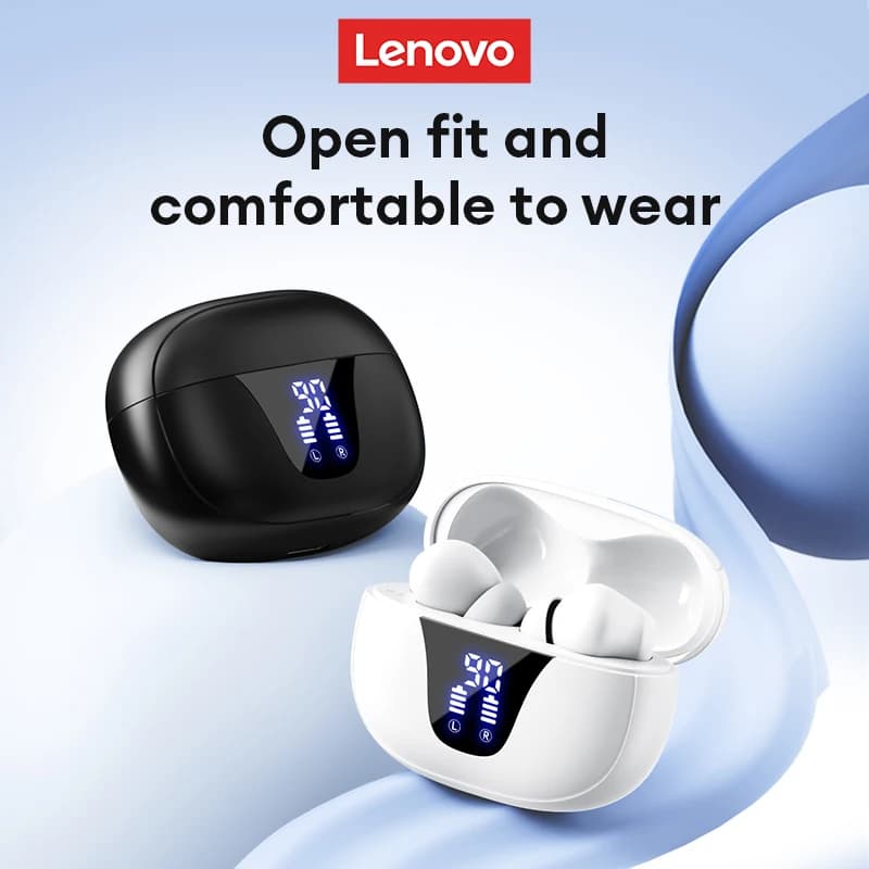 Auricolari Wireless Lenovo XT58 TWS Bluetooth 5.4 Cuffie da Gaming con Display Digitale Intelligente Latenza Ultra-Bassa 20 Ore di Autonomia