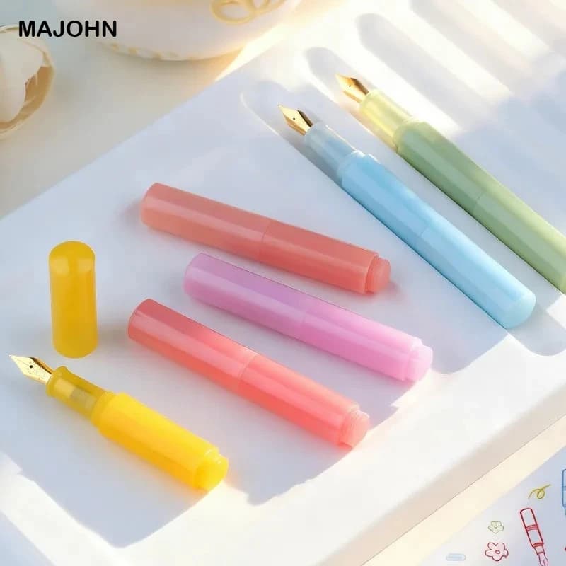 MAJOHN Nuovo Maru Color 2nd Generation Candy Color Mini Penna Stilografica Artistica Ragazza Carino Ins Stile Materiale Scolastico di Cancelleria
