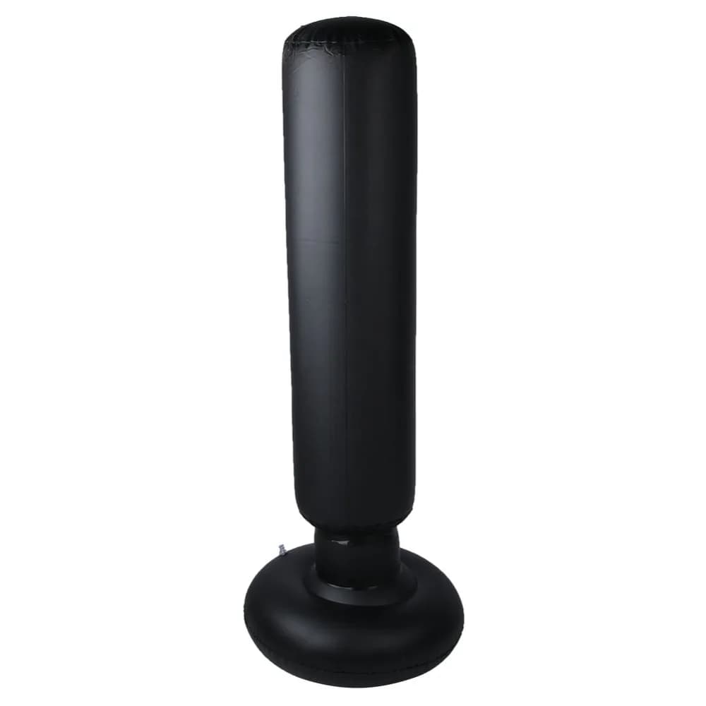 PVC Inflatable Boxing Bag Freestanding Stable Bottom Freestanding Punching Bag Inflatable 360° Rebound Punching Family Exercise